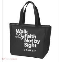 Walk By Faith Not By Sight - 2 Cor 57 Tote Bag thumb 3