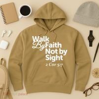 Walk By Faith Not By Sight - 2 Cor 57 Hoodie thumb 3
