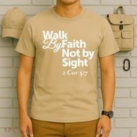 Walk By Faith Not By Sight - 2 Cor 57 T-Shirt thumb 6