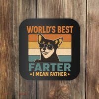 World's Best Farter I Mean Father Coaster thumb 0