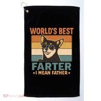 World's Best Farter I Mean Father Golf Towel thumb 0