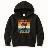 World's Best Farter I Mean Father Kids Hoodie thumb 0