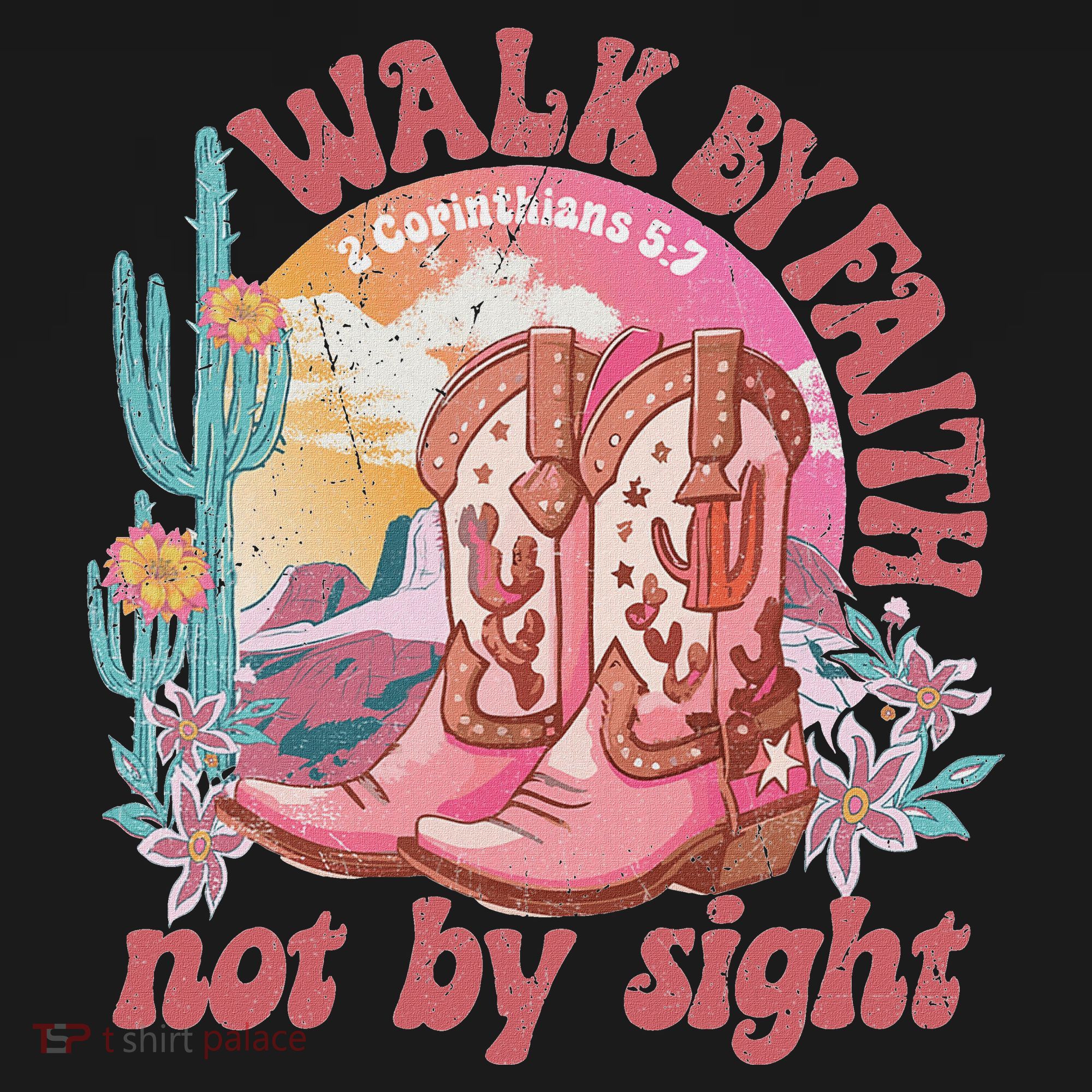 Walk By Faith Not By Sight Saying Bible Verse Women's Hoodie