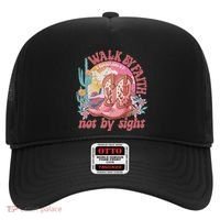 Walk By Faith Not By Sight Saying Bible Verse Hat thumb 0