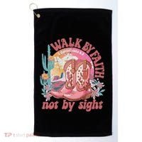 Walk By Faith Not By Sight Saying Bible Verse Golf Towel thumb 0