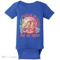 Walk By Faith Not By Sight Saying Bible Verse Baby Bodysuit thumb 0