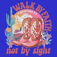 Walk By Faith Not By Sight Saying Bible Verse Baby Bodysuit thumb 2