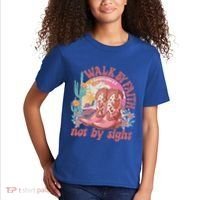 Walk By Faith Not By Sight Saying Bible Verse Kids T-Shirt thumb 2