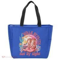 Walk By Faith Not By Sight Saying Bible Verse Tote Bag thumb 0