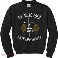 Walk By Faith Not By Sight God Faith Jesus 4 Kids Sweatshirt thumb 0