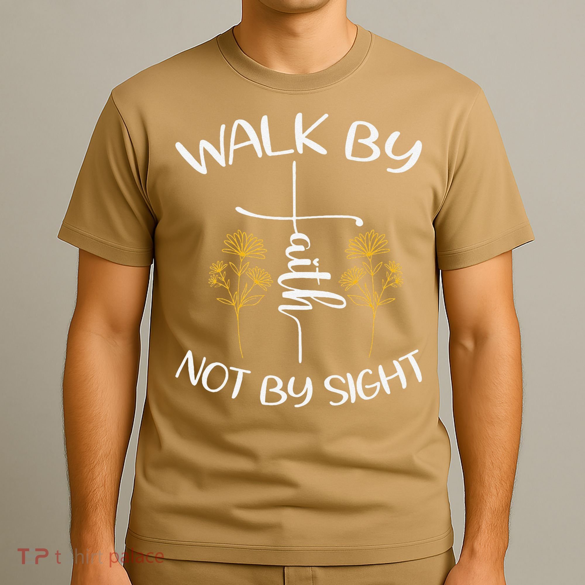 Walk By Faith Not By Sight God Faith Jesus 4 T-Shirt