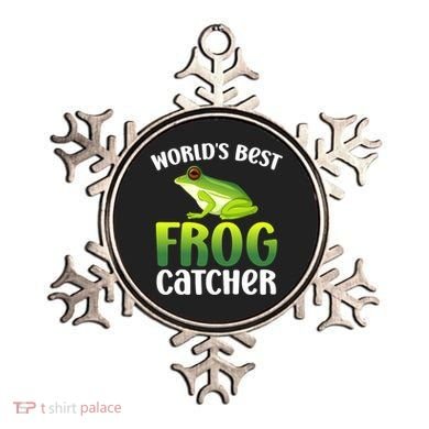 World's Best Frog Catcher Boys Girls Frog Hunter Ornament