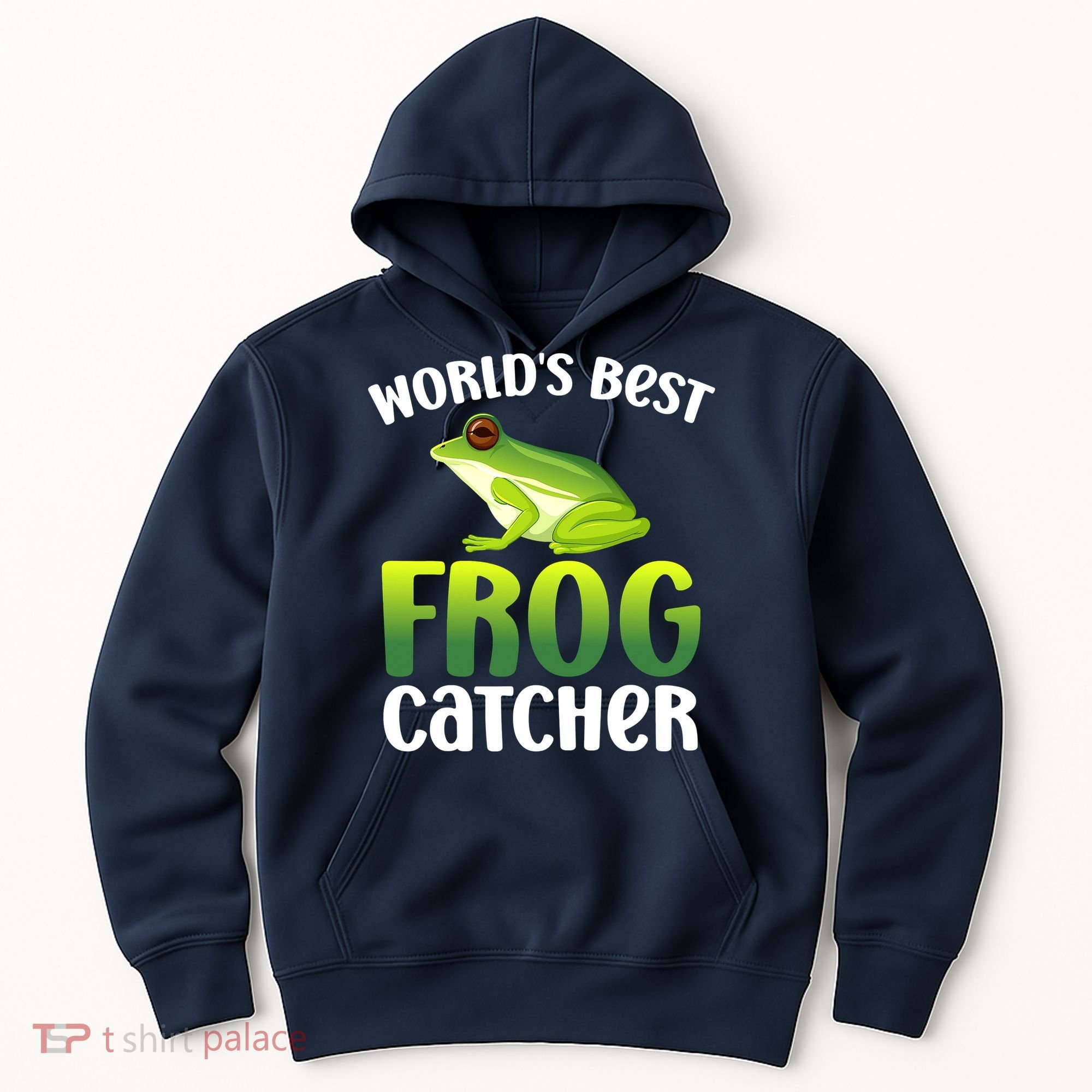 World's Best Frog Catcher Boys Girls Frog Hunter Hoodie