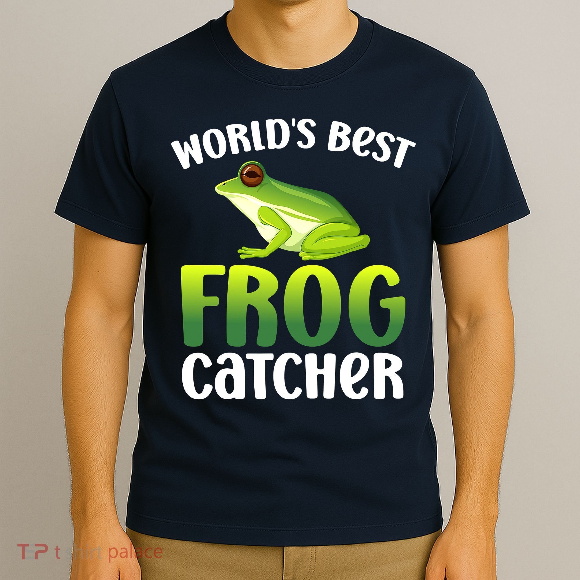 World's Best Frog Catcher Boys Girls Frog Hunter T-Shirt