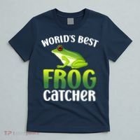 World's Best Frog Catcher Boys Girls Frog Hunter T-Shirt thumb 5