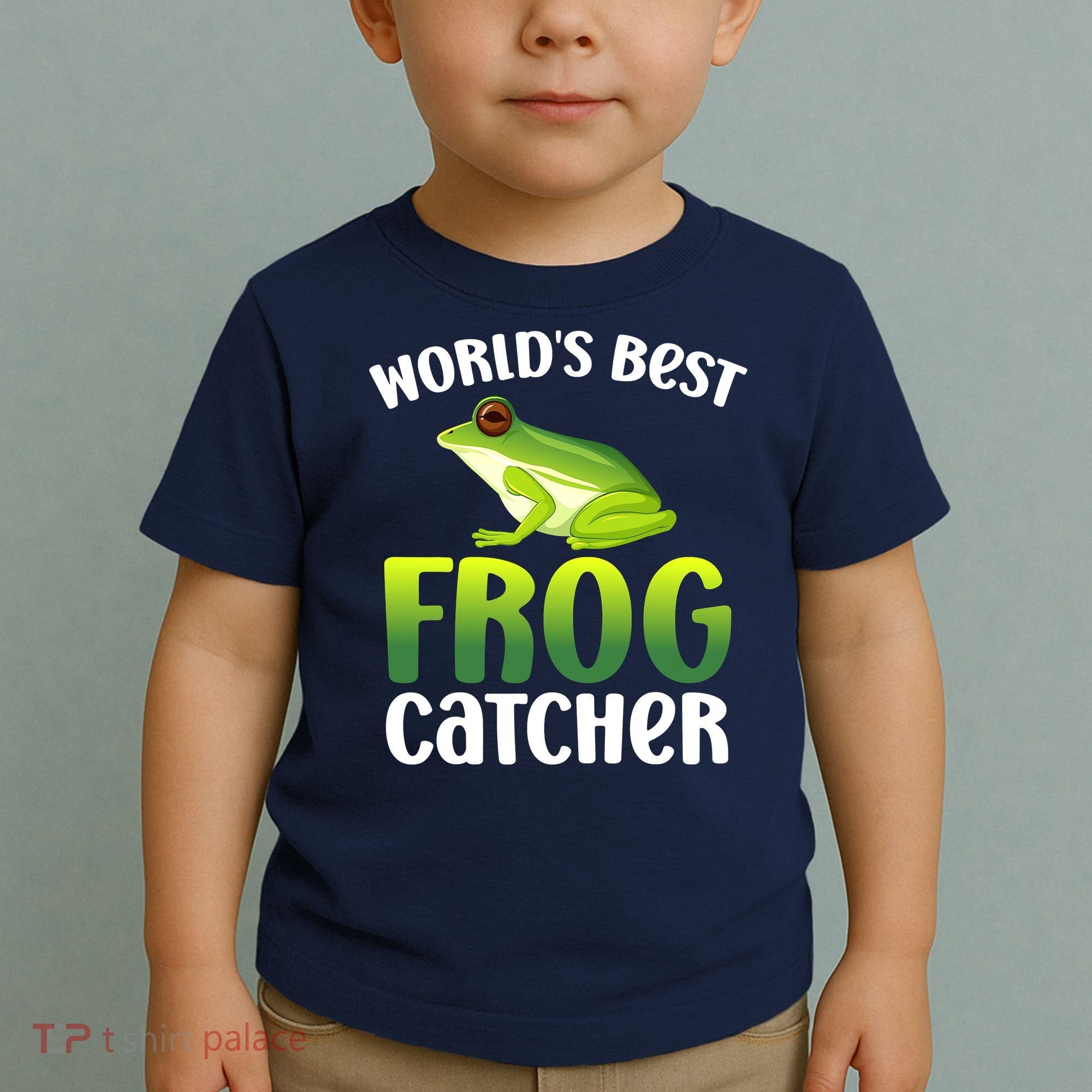 World's Best Frog Catcher Boys Girls Frog Hunter Toddler T-Shirt
