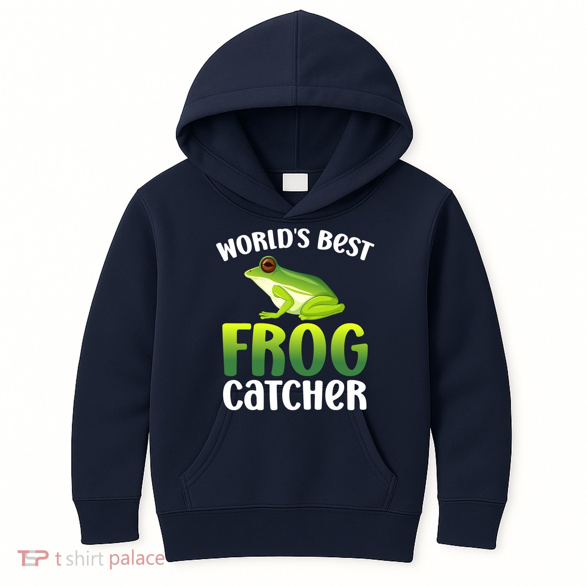 World's Best Frog Catcher Boys Girls Frog Hunter Kids Hoodie