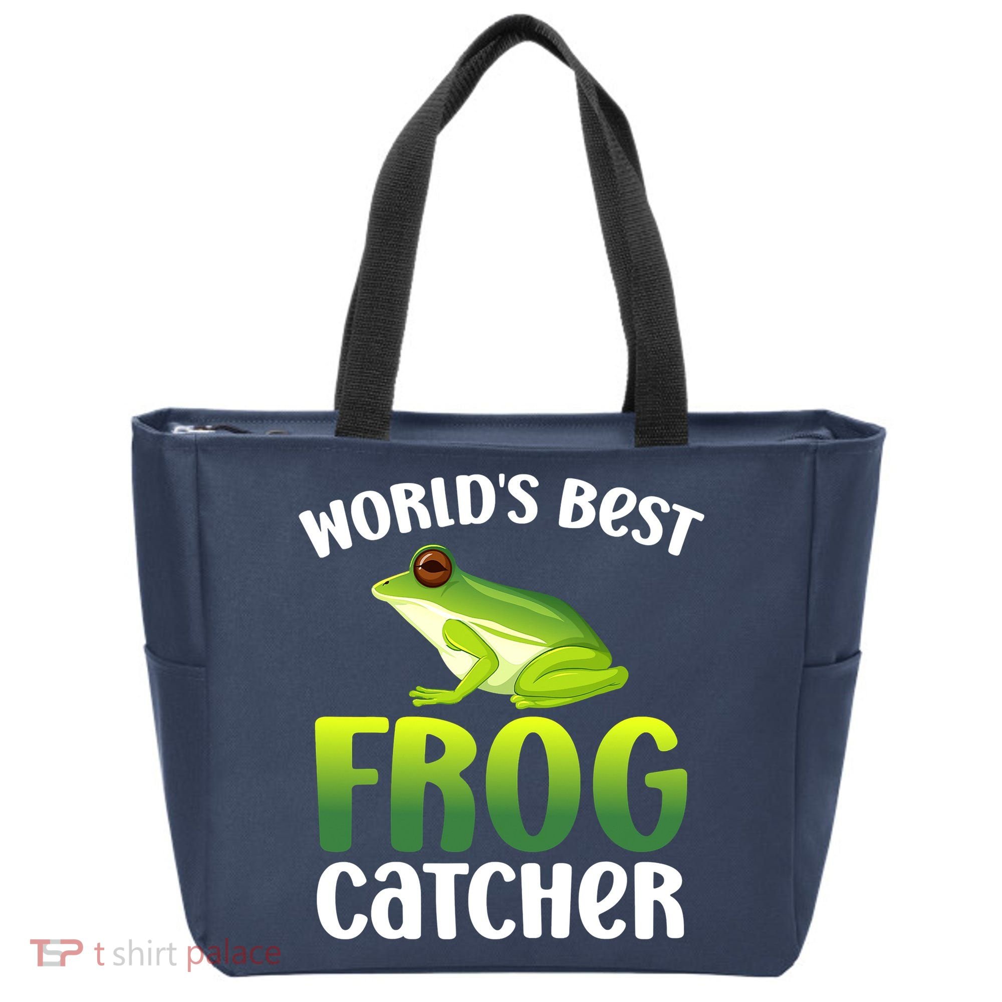 World's Best Frog Catcher Boys Girls Frog Hunter Tote Bag
