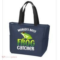 World's Best Frog Catcher Boys Girls Frog Hunter Tote Bag thumb 3