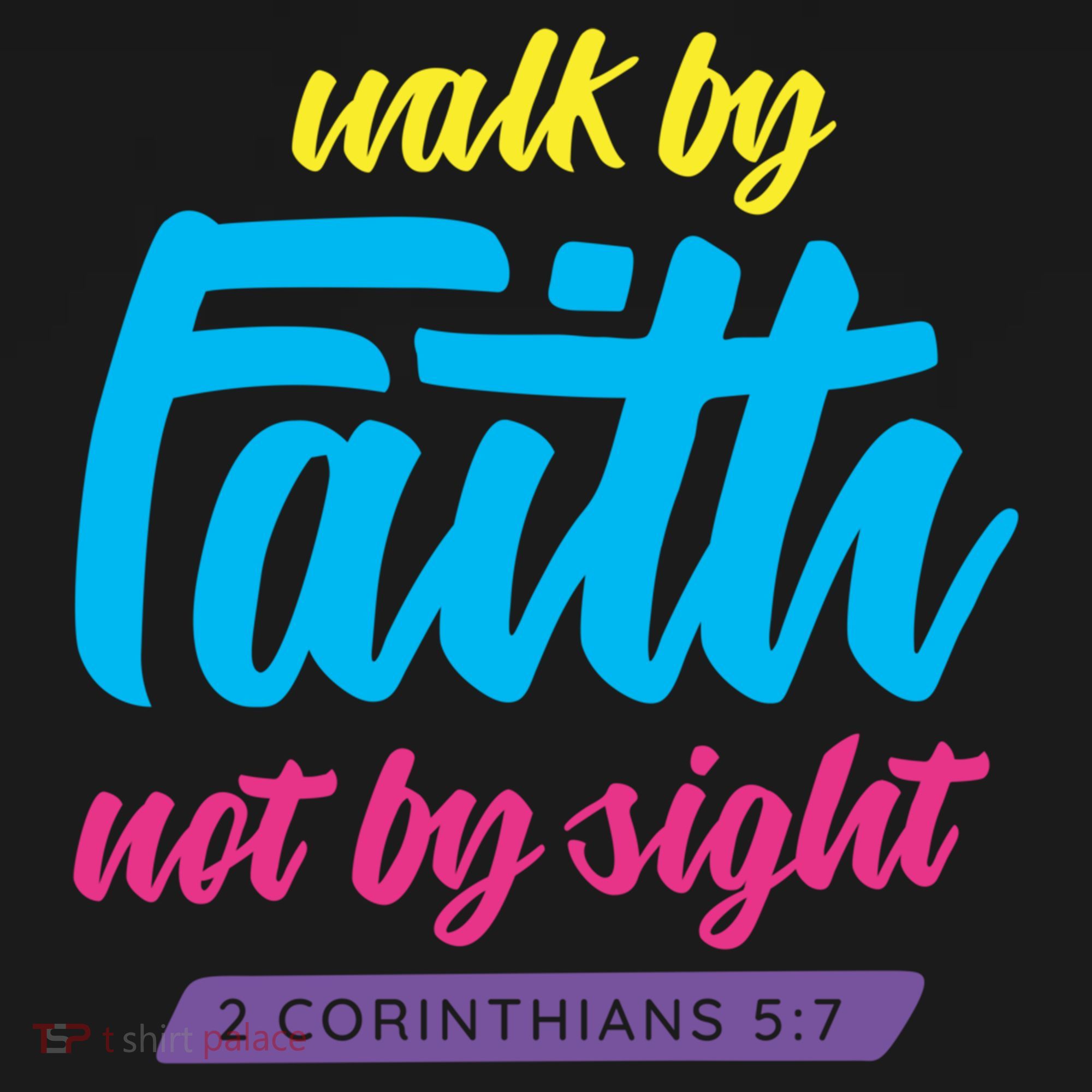 Walk By Faith Not By Sight Bible Verse Christian Saying Funny Gift Ornament