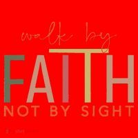 Walk By Faith Not By Sight God Faith Jesus 3 Santa Hat thumb 1