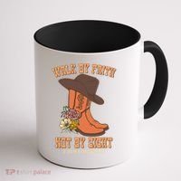 Walk By Faith Not By Sight God Faith Jesus 5 Coffee Mug thumb 1