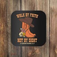 Walk By Faith Not By Sight God Faith Jesus 5 Coaster thumb 0