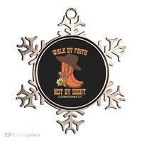 Walk By Faith Not By Sight God Faith Jesus 5 Ornament thumb 0