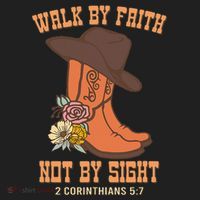 Walk By Faith Not By Sight God Faith Jesus 5 Hat thumb 2