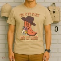 Walk By Faith Not By Sight God Faith Jesus 5 T-Shirt thumb 6