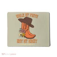 Walk By Faith Not By Sight God Faith Jesus 5 Mousepad thumb 0