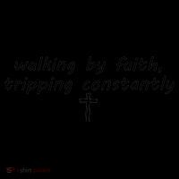 Walking By Faith Tripping Constantly Cross Funny Christian Coffee Mug thumb 5