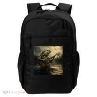 Weird Bass Fish Playing Bass Guitar Funny Cursed Meme Backpack thumb 0
