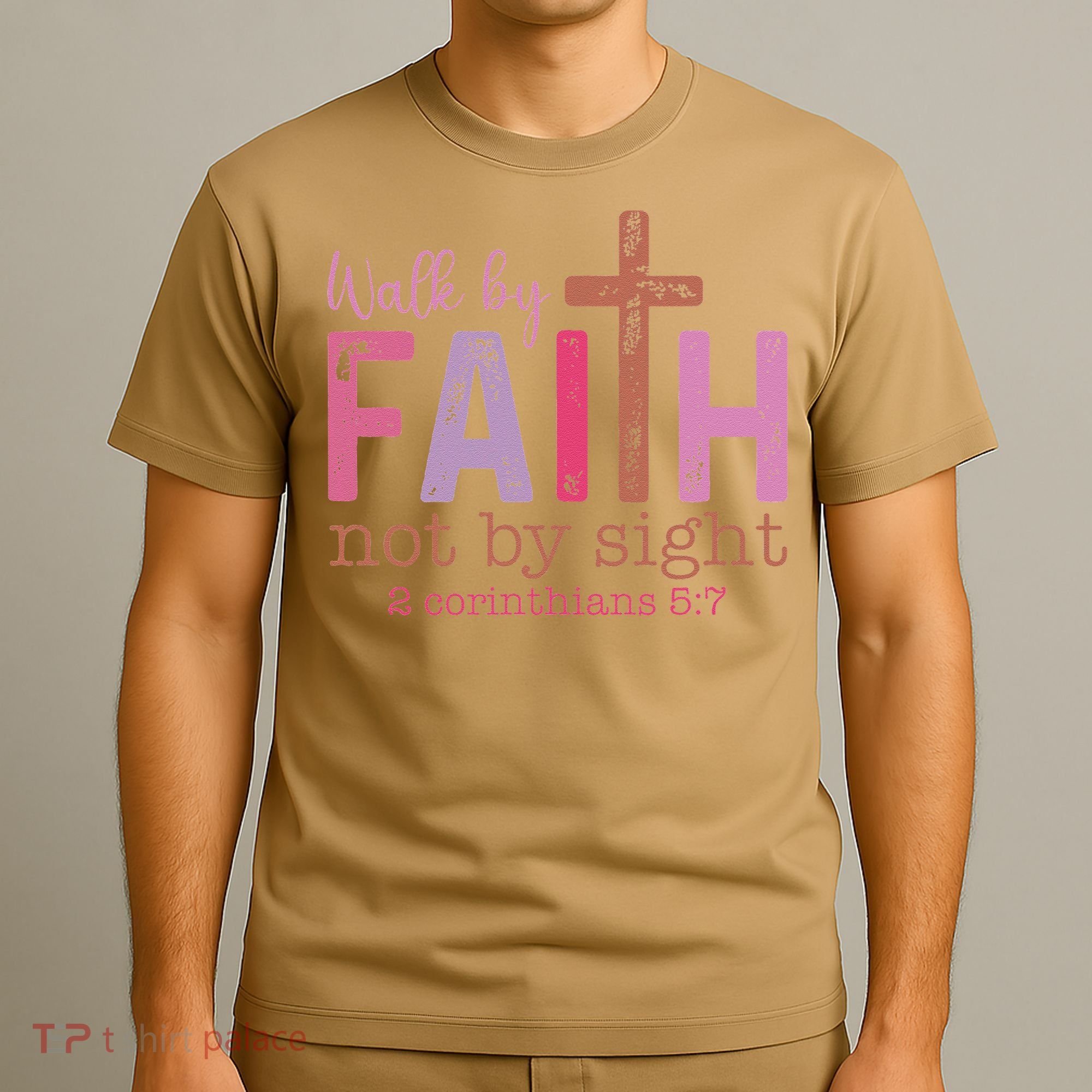 Walk By Faith Not By Sight God Faith Jesus T-Shirt