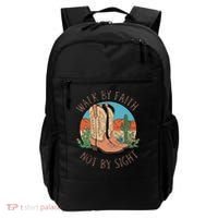 Walk By Faith Not By Sight Western Boots Backpack thumb 0