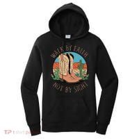 Walk By Faith Not By Sight Western Boots Women's Hoodie thumb 0