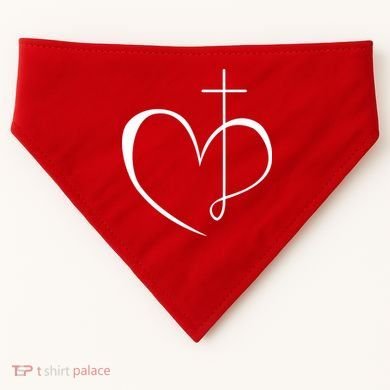 Walking By Faith Tripping Constantly Front And Back USA-Made Doggie Bandana