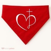 Walking By Faith Tripping Constantly Front And Back USA-Made Doggie Bandana thumb 0