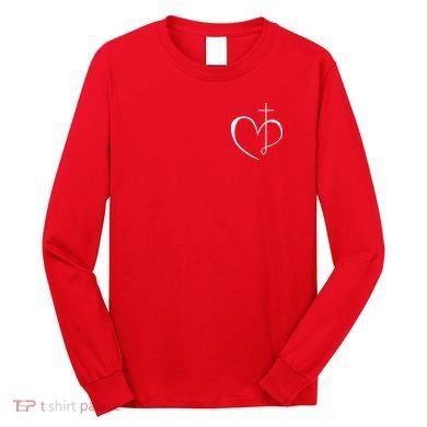 Walking By Faith Tripping Constantly Front And Back Long Sleeve Shirt