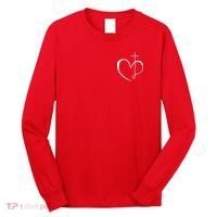 Walking By Faith Tripping Constantly Front And Back Long Sleeve Shirt thumb 0