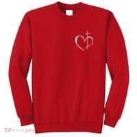 Walking By Faith Tripping Constantly Front And Back Sweatshirt thumb 0