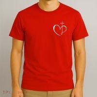 Walking By Faith Tripping Constantly Front And Back T-Shirt thumb 3