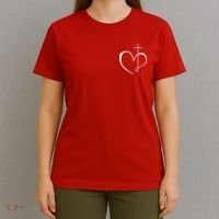Walking By Faith Tripping Constantly Front And Back T-Shirt thumb 4