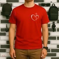 Walking By Faith Tripping Constantly Front And Back T-Shirt thumb 6