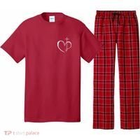 Walking By Faith Tripping Constantly Front And Back Pajama Set thumb 0