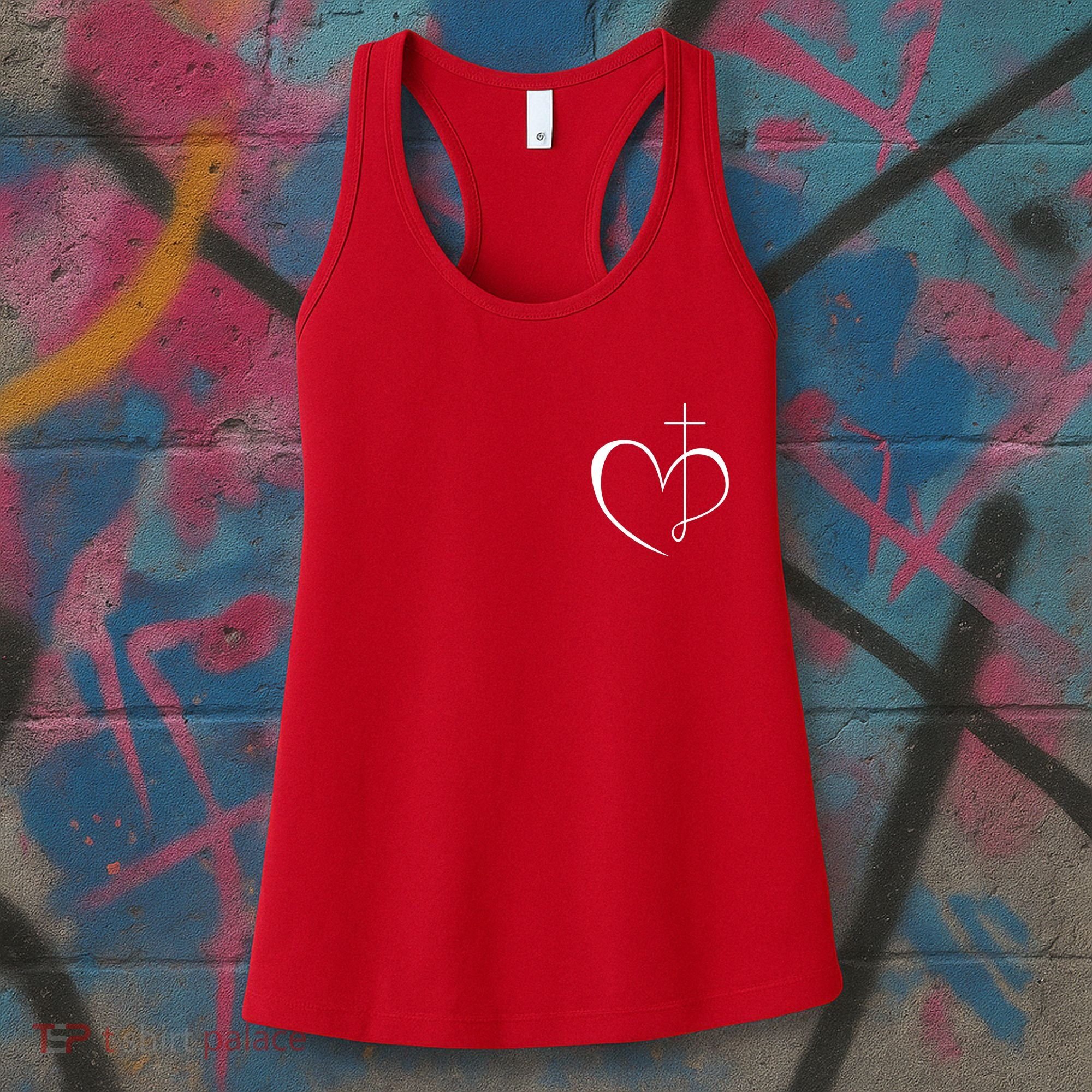 Walking By Faith Tripping Constantly Front And Back Women's Tank Top