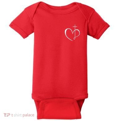 Walking By Faith Tripping Constantly Front And Back Baby Bodysuit