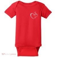 Walking By Faith Tripping Constantly Front And Back Baby Bodysuit thumb 0
