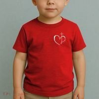 Walking By Faith Tripping Constantly Front And Back Toddler T-Shirt thumb 2