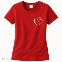 Walking By Faith Tripping Constantly Front And Back Women's T-Shirt thumb 0